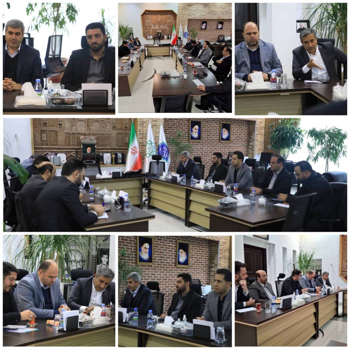 نشست مشترک مدیرعامل شرکت شهربان وحریم بان با شهردارمنطقه ۱۲
