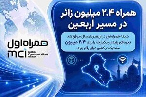 همراه ۲.۴ میلیون زائر در مسیر اربعین