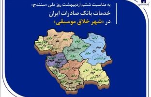 خدمات بانک صادرات ایران در «شهر خلاق موسیقی»