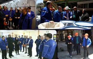  بازدید اعضای هیئت مدیره پتروشیمی شازند از واحدهای تولیدی مجتمع
