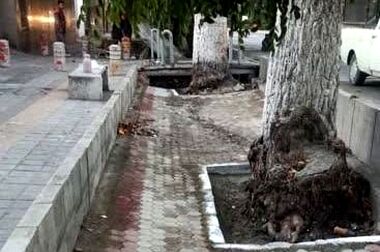 آغاز ساخت نمادها والمانهای جنگ تحمیلی آمریکایی ـ صهیونیستی در منطقه یک تهران 