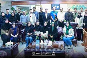 بازدید دانشجویان دانشکده اقتصاد دانشگاه علامه‌طباطبایی از صندوق قرض‌الحسنه شاهد
