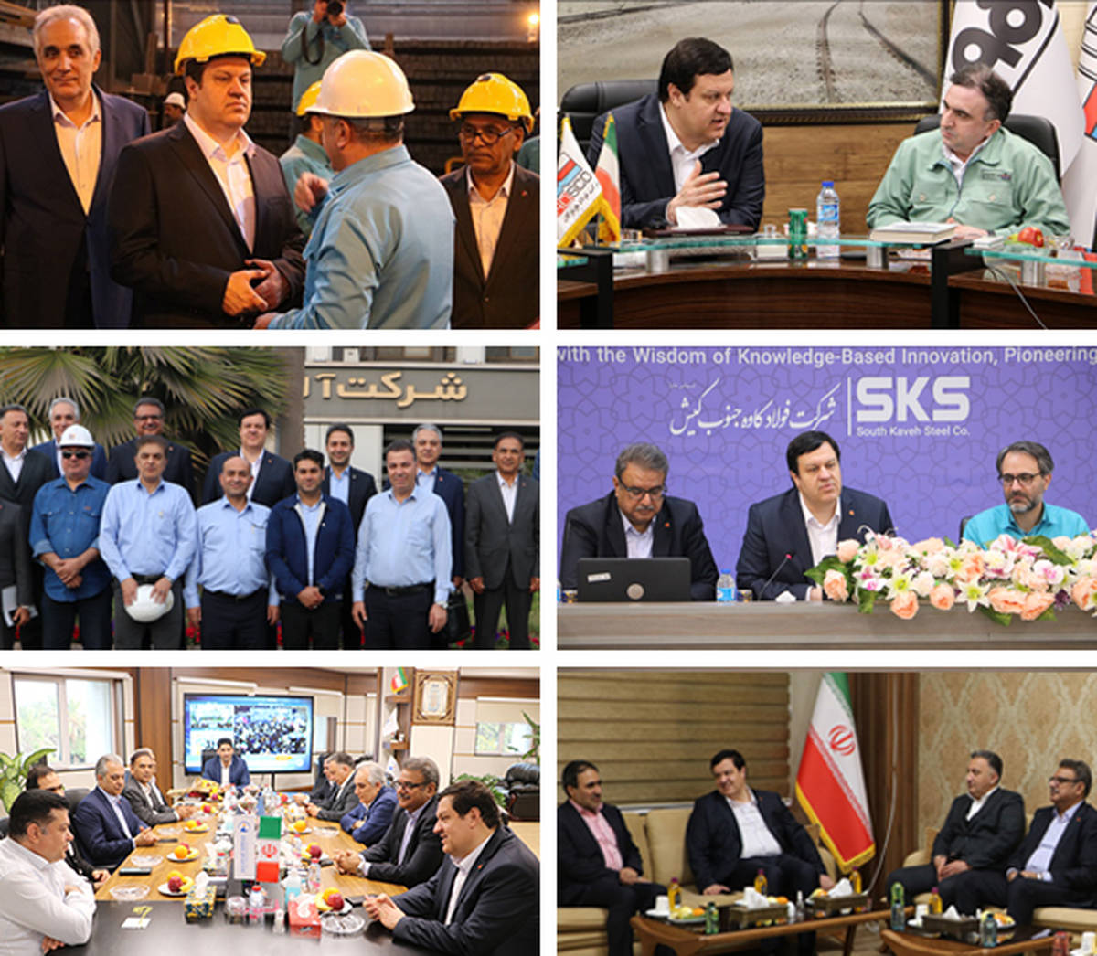 دیدار مدیرعامل بانک با مدیران عامل مجموعه های بزرگ صنعتی استان هرمزگان