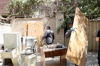 با پخش ۶۰ تن آسفالت ۵۰۰مترمربع از حیاط مدرسه کنی آسفالت شد