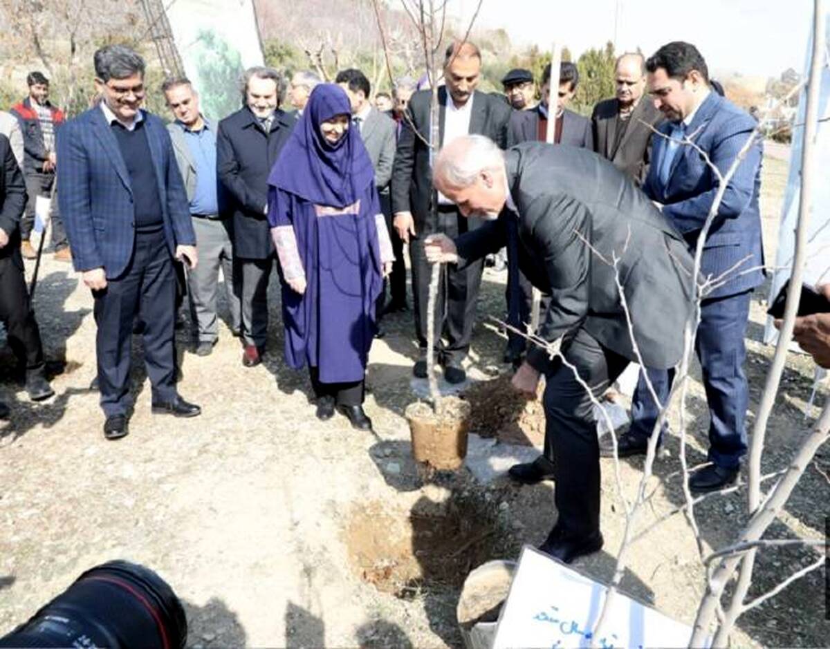 کاشت نهال دوستی توسط سفرای کشورهای خارجی در بوستان  پردیسان