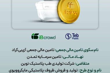 آغاز پویش تامین مالی جمعی شرکت « تکران مبرد» در سکوی آی‌بی‌کراد