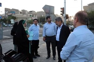 استمرار بازدیدهای میدانی با عنوان طرح قدم به قدم شهردار منطقه ۴ تهران برای بررسی مشکلات محلات