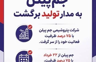 جم‌پیلن به مدار تولید برگشت 