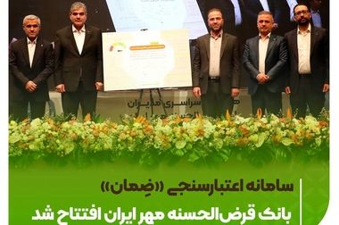 پرداخت ۱۰ همت تسهیلات قرض‌الحسنه برای حمایت از کشاورزان توسط بانک مهر ایران