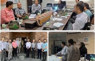 بازدید مدیران و کارشناسان شرکت صبانور از شرکت فولاد سنگان در استان خراسان رضوی
