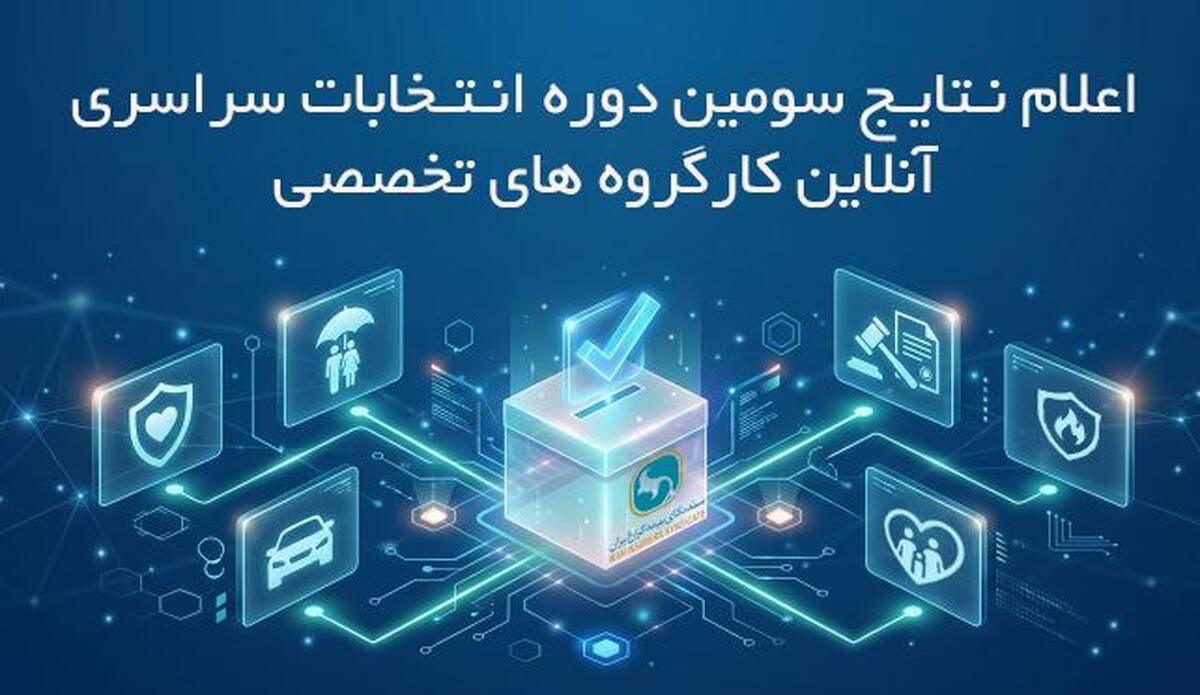 اعلام نتایج دور نخست سومین دوره انتخابات آنلاین دبیران کارگروه های تخصصی سندیکای بیمه‌گران ایران