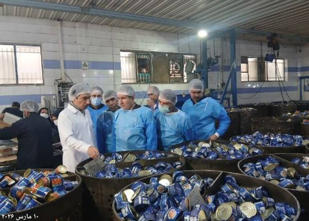 بازدید معاون وزیر صمت از واحدهای تولیدی مواد غذایی در شهرک صنعتی پایتخت/استمرار تولید و پایداری زنجیره تامین کالاهای ضروری مردم