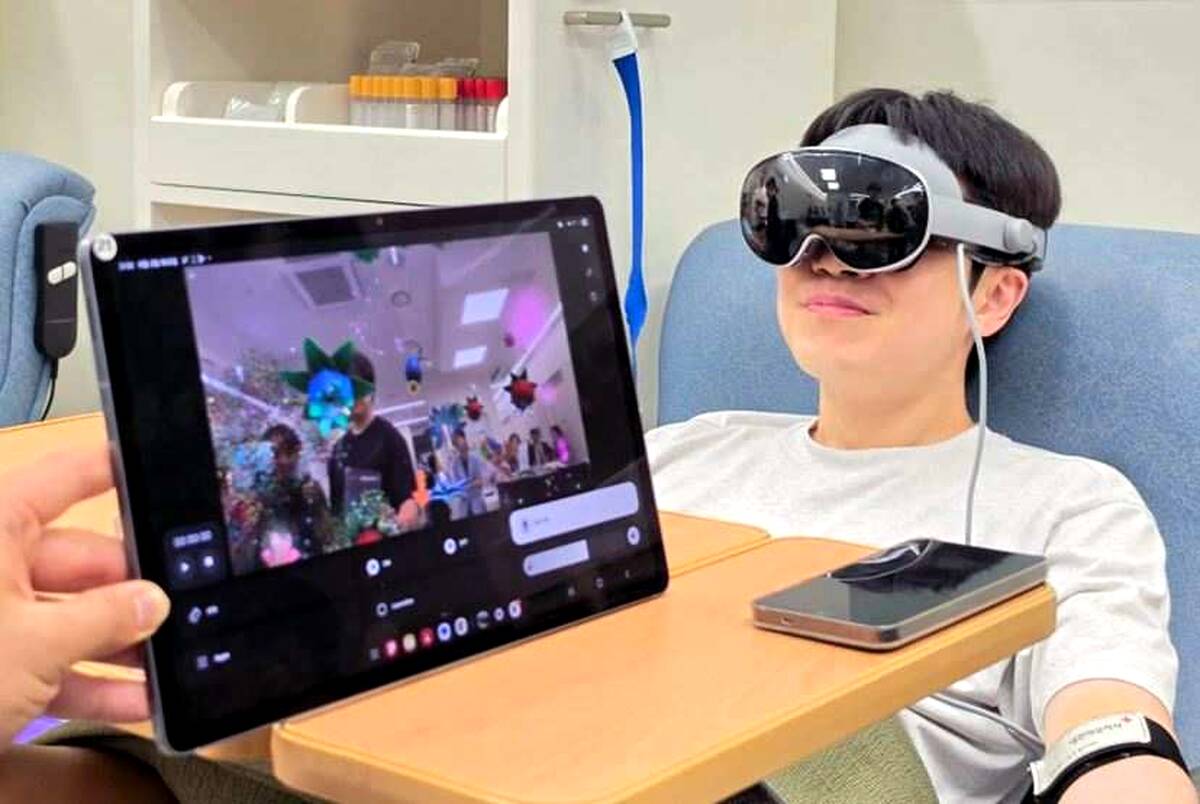 هدست Galaxy XR سامسونگ تجربه اهدای خون را دگرگون می‌کند