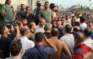  بازدید میدانی دبیر شورای‌عالی مناطق آزاد از محل آتش‌سوزی در منطقه آزاد انزلی