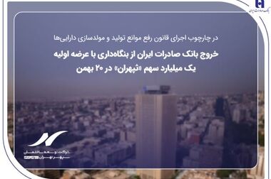 عرضه اولیه «ثپهران» توسط بانک صادرات ایران؛ تخصیص ۸۶۶ سهم به بیش از ۱.۲ میلیون کد معاملاتی