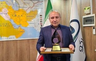 دریافت نشان «مدیر شایسته» توسط مدیرعامل سازمان منطقه آزاد ماکو