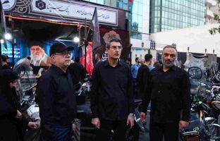حضور دکتر علی ابدالی در موکب بانک سینا