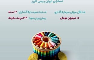 آغاز پویش تامین مالی جمعی شرکت «نساجی ایران ریس البرز»