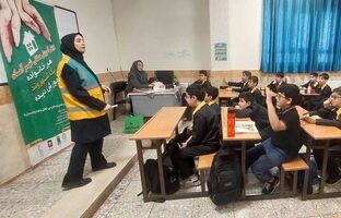اجرای پویش «شهر آماده» در مدارس منطقه ۲ هم‌زمان با هفته پدافند غیرعامل