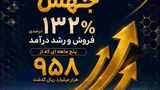 جهش ۱۳۲ درصدی فروش و رشد درآمد پنج ماهه ای که از ۹۵۸ هزار میلیارد ریال گذشت