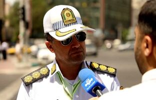 توقیف تویوتا لکسوس با پلاک و اسناد جعلی توسط پلیس راهور تهران