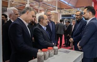 معاون معدنی وزیر صمت از غرفه ایمپاسکو بازدید کرد