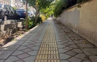مناسب‌سازی بیش از ۲ هزار مترمربع از معابر خیابان بهبودی