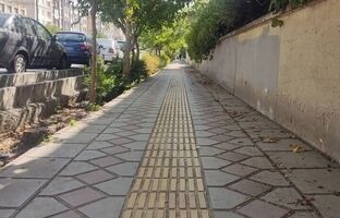 مناسب‌سازی بیش از ۲ هزار مترمربع از معابر خیابان بهبودی