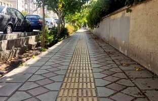 مناسب‌سازی بیش از ۲ هزار مترمربع از معابر خیابان بهبودی