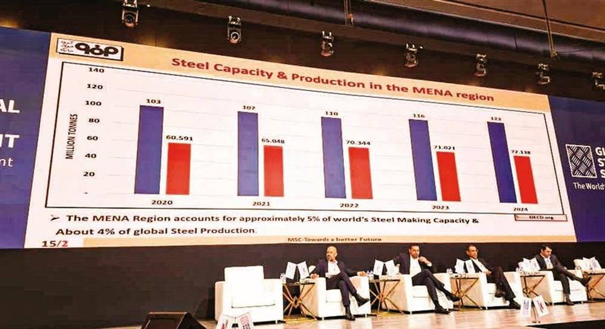حضور فعال گروه فولاد مبارکه در بزرگ‌ترین کنفرانس بین‌المللی فولاد و مواد اولیه خاورمیانه