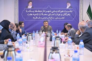  اجرای ۶۰ هزار متر ریسه نوری و پارچه ای در معابر منطقه یک