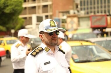 توقیف تویوتا لکسوس با پلاک و اسناد جعلی توسط پلیس راهور تهران