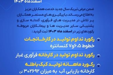 مدیران ارشد گل گهر مسلط و مصمم در کار با روحیه انقلابی به پیش می روند