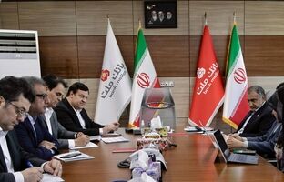 نشست مشترک مدیرعامل بانک ملت و رییس دانشگاه صنعتی شریف با موضوع حمایت از تولیدات علمی و فناورانه