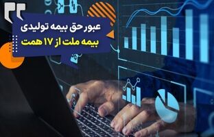 عبور حق بیمه تولیدی «ملت» از ۱۷ همت / بیمه ملت دی‌ماه یک هزار و ۵۳۰ میلیارد تومان بیمه‌نامه فروخت