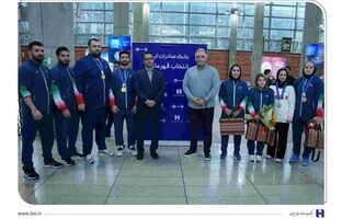 استقبال گرم بانک صادرات ایران از قهرمانان وزنه‌برداری