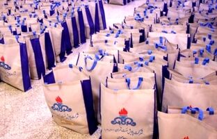 اهدای ۱۰۰ بسته معیشتی به خانواده‌های کم‌برخوردار روستاهای اطراف پالایشگاه