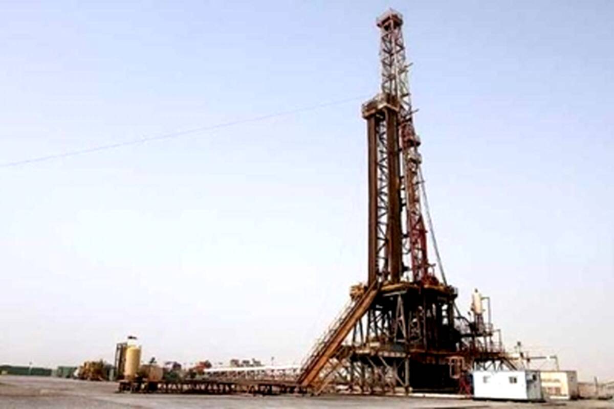اتمام عملیات حفاری یک حلقه چاه گازی در میدان خانگیران