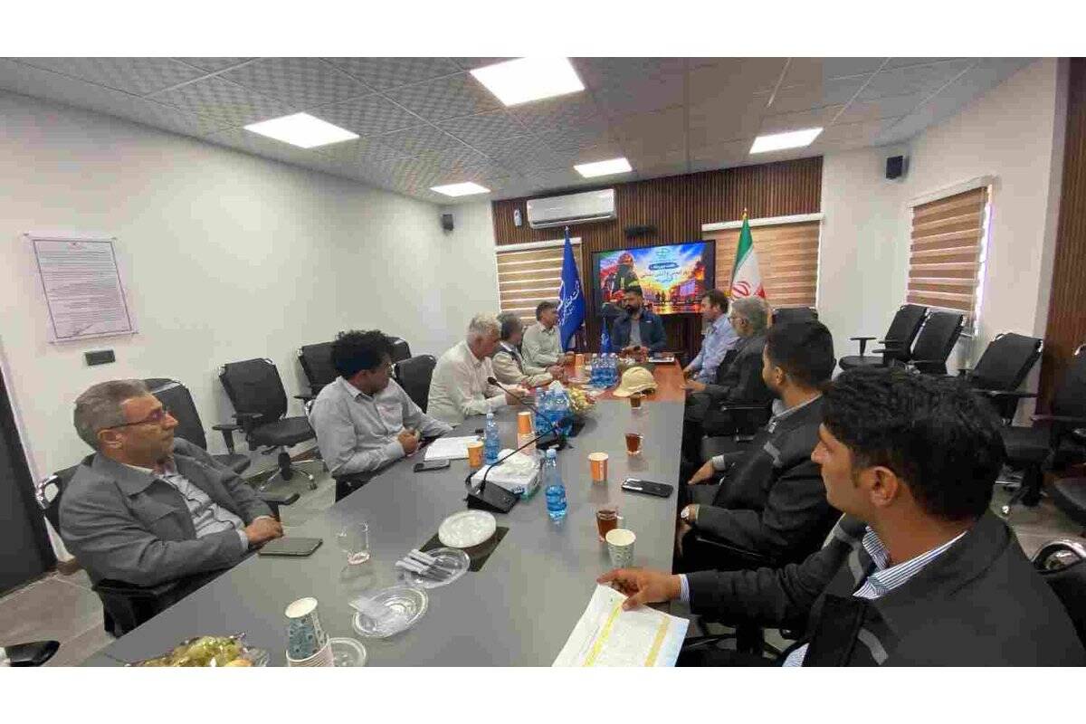 بازدید مولوی از معدن مس جانجا به مناسبت روز ایمنی و آتش‌نشانی