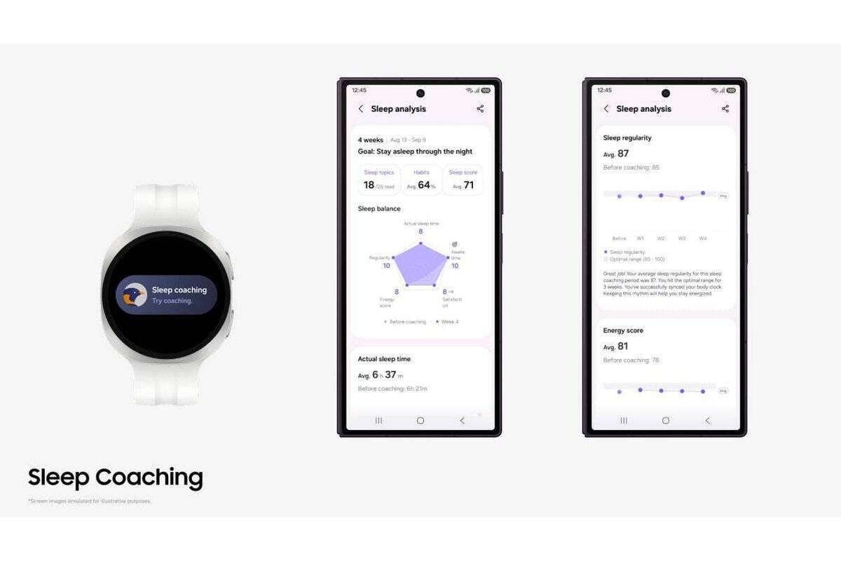 به‌روزرسانی Samsung Health؛ سامسونگ قابلیت راهنمایی خواب را ارتقا داد
