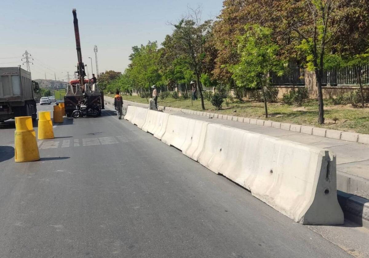 پهلوگاه بزرگراه شهید یاسینی ایمن‌تر شد
