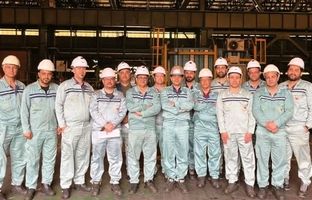 ثبت رکورد روزانه تولید کلاف سرد در خط کورکتیو ۳ نورد سرد فولاد مبارکه