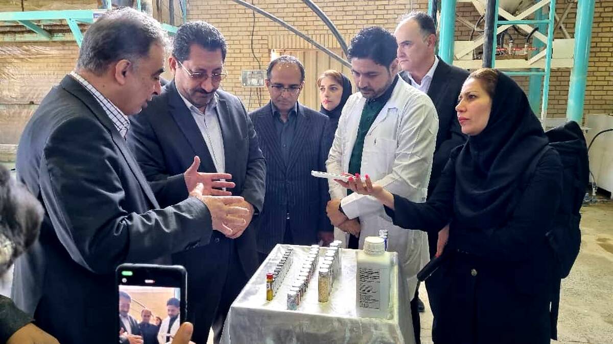بهره برداری ازکارخانه عناصر نادرخاکی تجلی با حضور وزیر صمت
