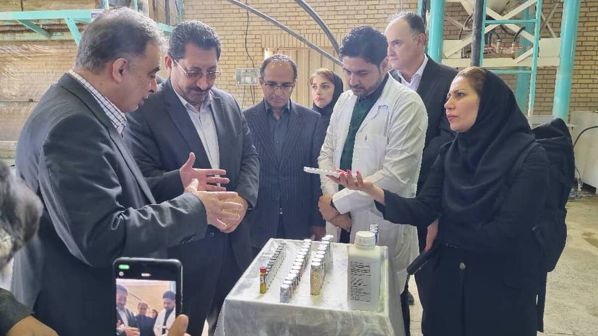 بهره برداری ازکارخانه عناصر نادرخاکی تجلی با حضور وزیر صمت