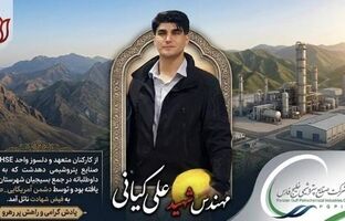 شهادت یکی از کارکنان پتروشیمی دهدشت در حمله دشمن آمریکایی_صهیونی