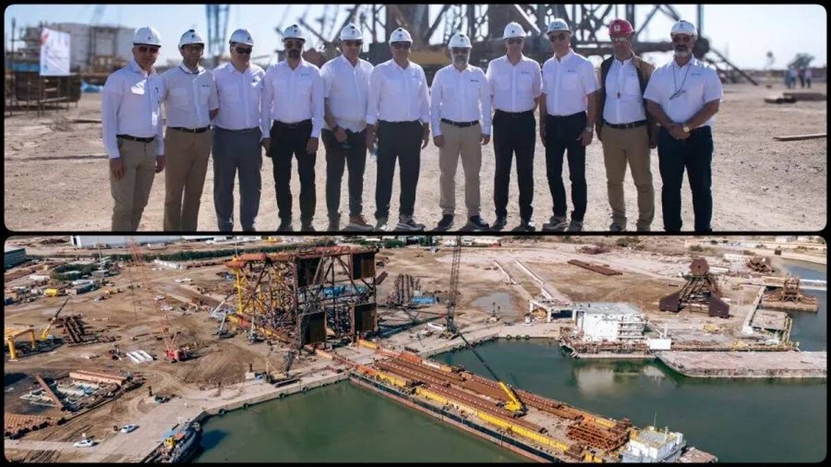 نخستین گام عملی برای توسعه میدان مشترک گازی فرزاد ب