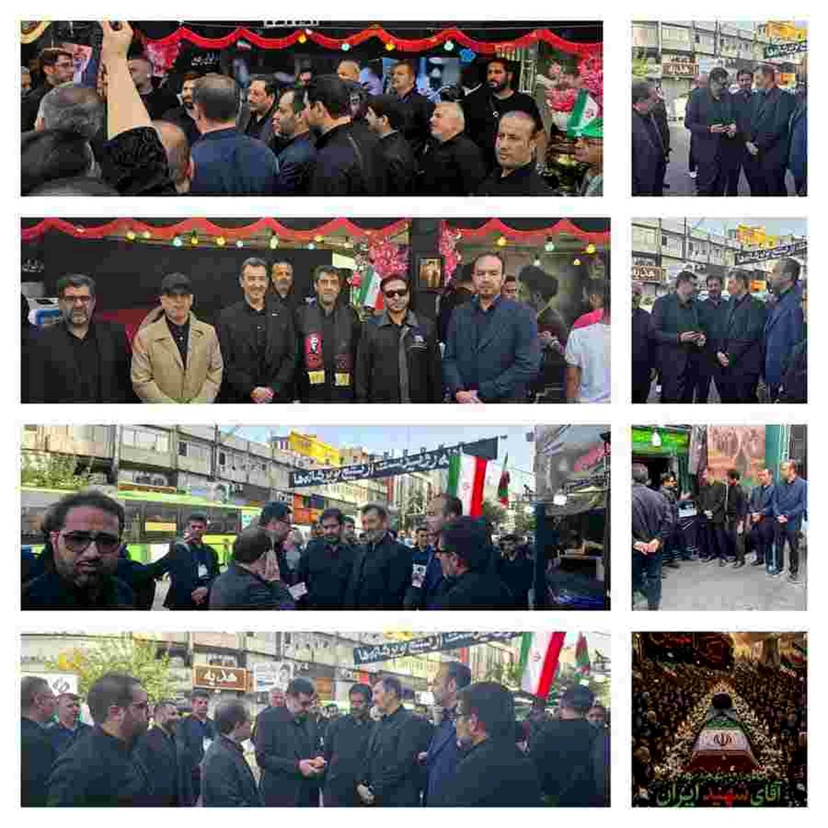 حضور مدیران ارشد معدن و صنایع معدنی ایران در مراسم بدرقه آقای شهید ایران