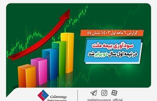 سودآوری بیمه ملت در نیمه اول سال دو برابر شد