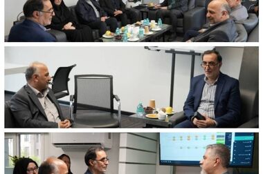 حضور مدیرعامل بیمه دی در مراسم اربعین شهید دکتر علی لاریجانی در قم