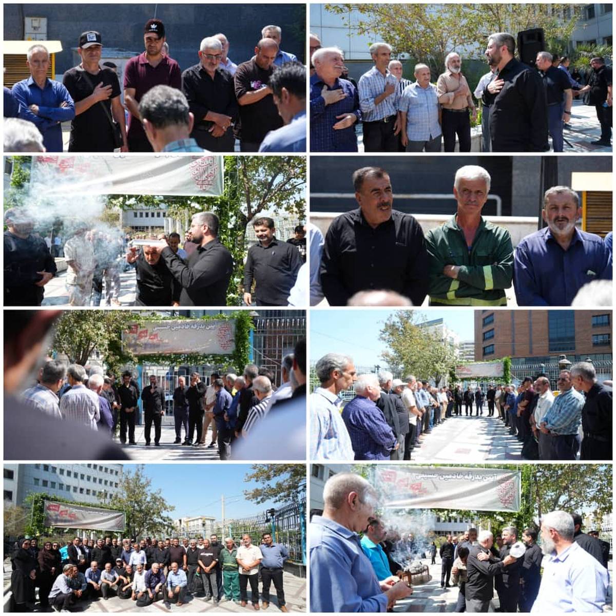 خادمین حسینی منطقه9 بدرقه شدند